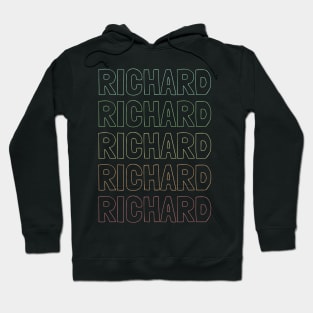 Richard Name Pattern Hoodie